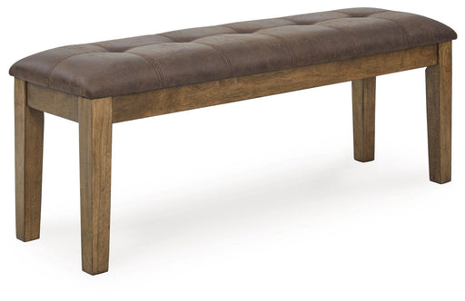 Urbinforte - Large Upholstered Dining Room Bench - Light Brown Signature Design by Ashley®