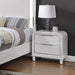 Nightstand With 2 Drawers Bedside Table - White Home Essentials