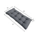Outdoor Bench Cushions With Weather-Resistant Fabric Daily Nest