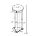 Elna - Accent Side Table With Round Top Plant Stand - Brown Furniture Max