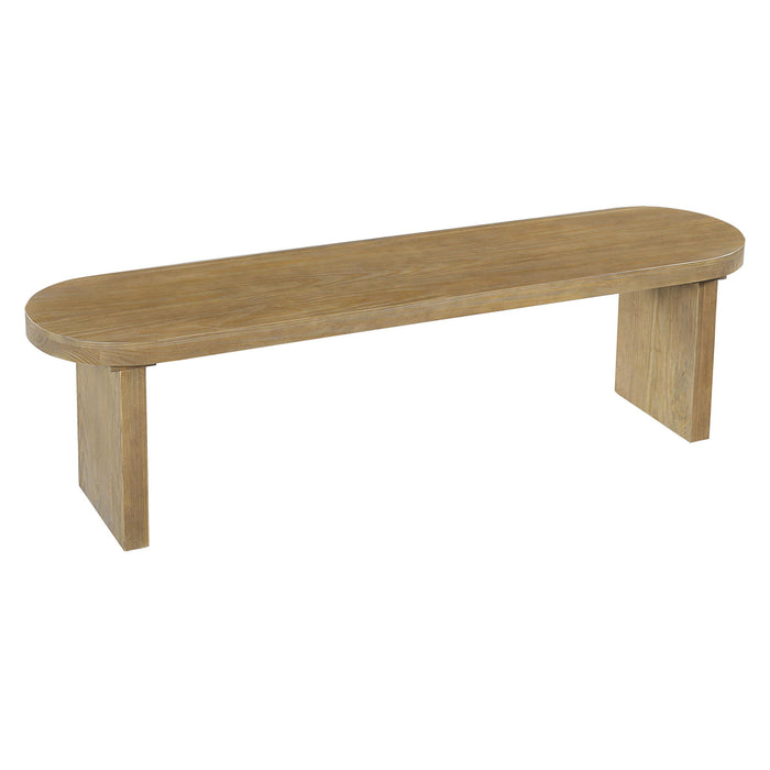 Indoor Dining Bench, 350 Lbs Weight Capacity, Fits 3 People - Pine Noble House