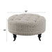 Upendo - Ottoman With Caster - Pattern Fabric ACME