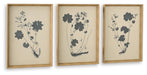 Huddwick - Wall Art Set (Set of 3) - Linen / Black Signature Design by Ashley®