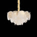 Michael Amini Lighting - Almara 7-Light Frosted Glass Chandelier - Frost / Gold Michael Amini