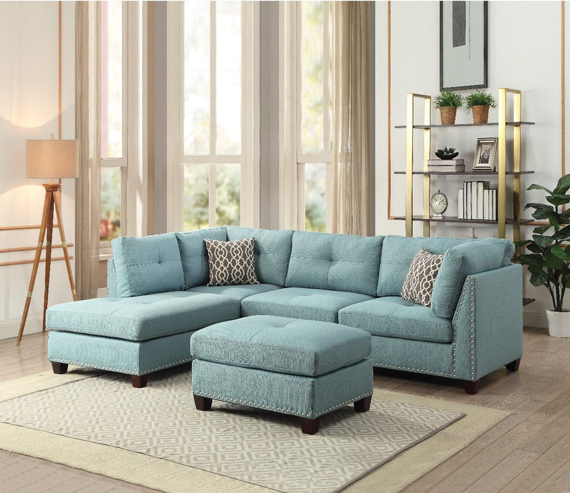 Laurissa - Sectional Sofa & Ottoman (2 Pillows)