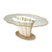 London Place - Entry Table - Creamy Pearl Michael Amini