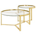 Kaylie - 2 Piece Nesting Coffee Table Set Furniture Max