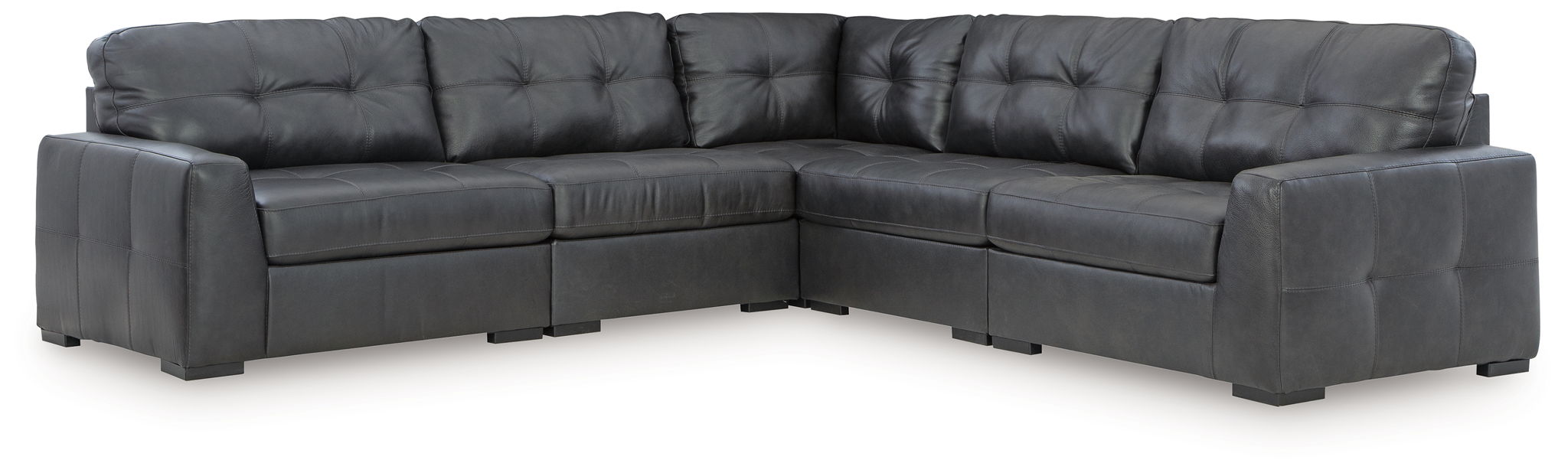 Brindley Pier - 5-Piece Sectional - Fog Signature Design by Ashley®