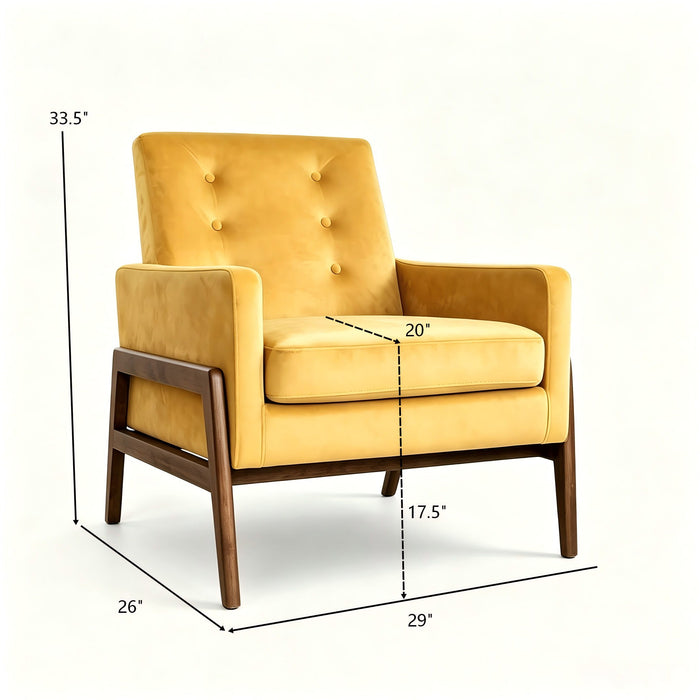 Cole - Solid Wood Lounge Chair Ashcroft Furniture