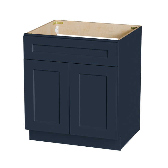 Shaker Base Cabinet With Soft-Close Drawer & Double Doors, Adjustable Shelf Home Essentials