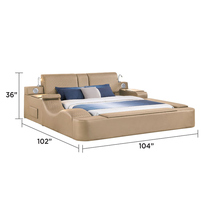 Zoya - Smart Multifunctional Bed, Built In Bluetooth Speakers, USB Charging Matrix Furniture Group