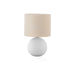 Contemporary Lighting, Table Lamp, Resin, Ceramic - Cream 8th Street