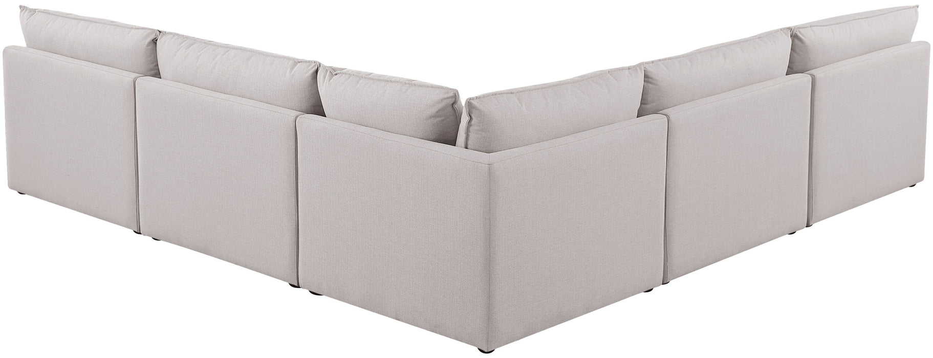 Mackenzie - Modular Sectional 5 Piece - Beige - Modern & Contemporary