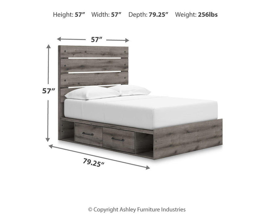 Graystorm - Panel Bed With Storage Signature Design by Ashley®