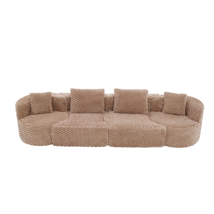 Modular Sectional Sofa With Free Combination Design Hearth and Haven