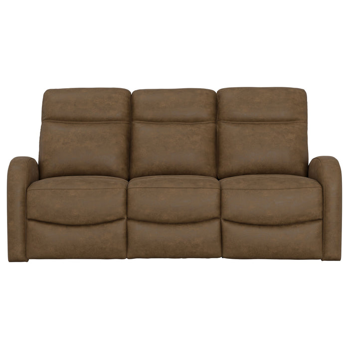 Manual Reclining Sofa With Dual Independent Recliners Emerald Home