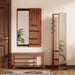 Wall Mounted Full Length Mirror With Shelf And Hook Daily Nest