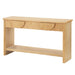Fluted Console Table With Semi Circular Drawers - Natural Noble House