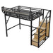 Loft Bed With Stairs, Storage Shelves, Wardrobe Home Essentials
