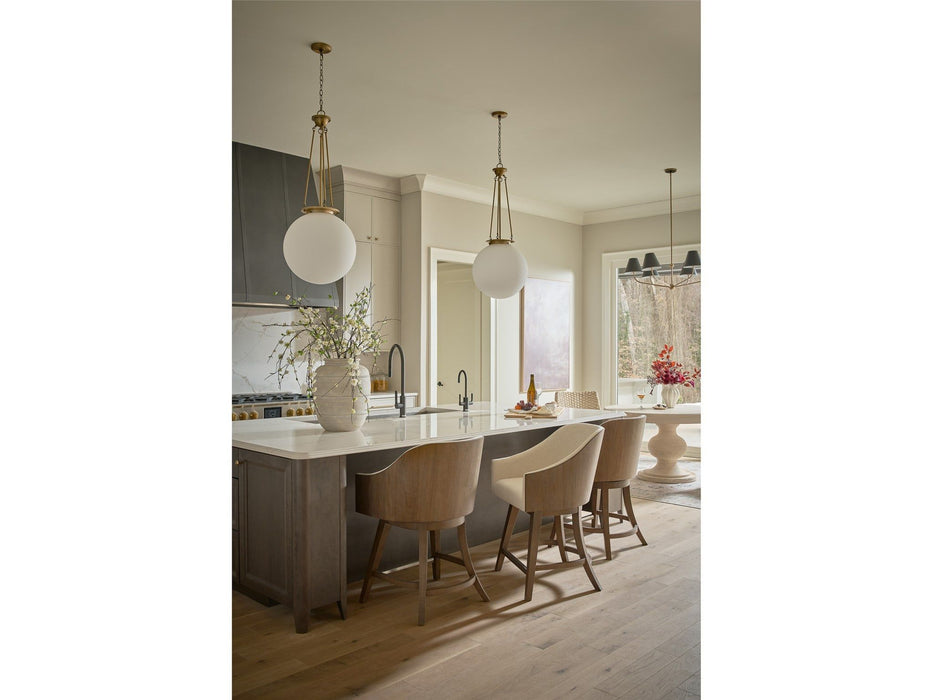 Modern / Mist & Veil - Swivel Counter Chair - Haze / Levi Oyster Universal Furniture