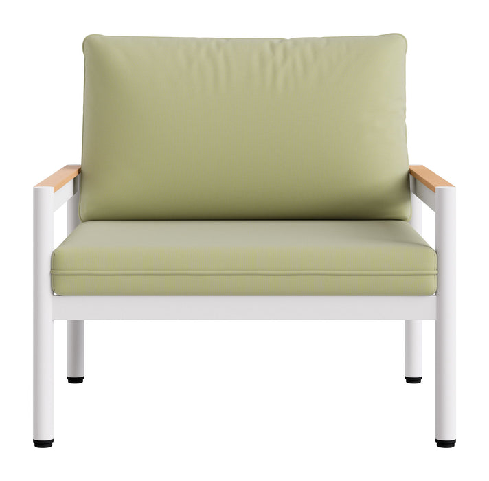 Lychee - Armchair - Green / White Zuo Modern