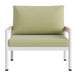 Lychee - Armchair - Green / White Zuo Modern
