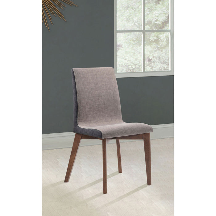 Upholstered Side Chairs (Set of 2) - Gray Furniture Max