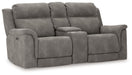 Next-Gen Durapella - Reclining Power Loveseat With Console Signature Design by Ashley®