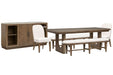 Westbourne - Extendable Trestle Dining Table Set Magnussen Furniture