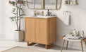 Bathroom Vanity Set With Sink, Combo Cabinet, Bathroom Storage Cabinet, Solid Wood Frame Hearth and Haven