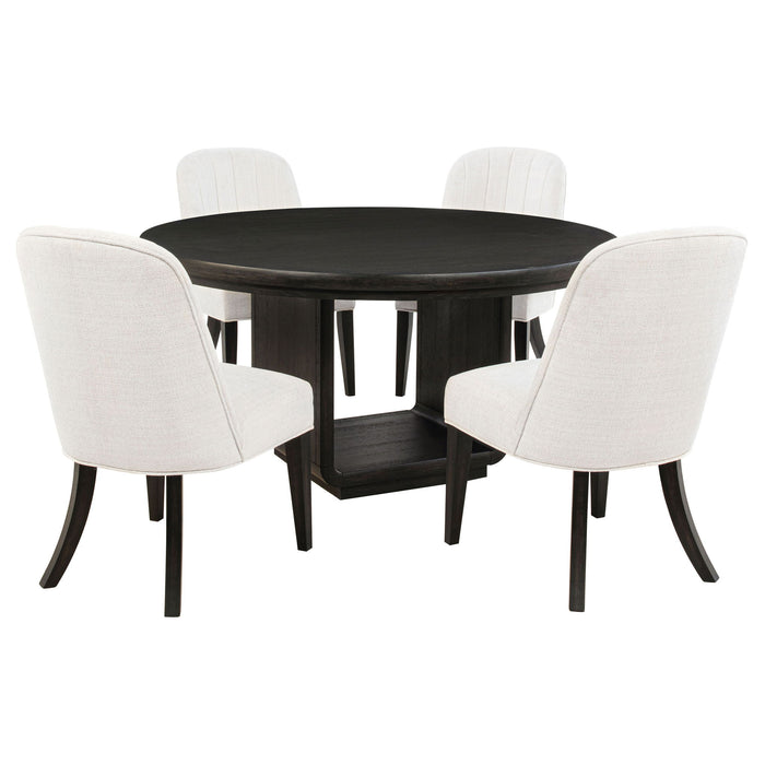 Bangor - Round Dining Table Set With Chairs Furniture Max