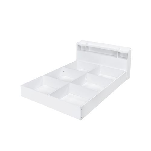 Perse - Queen Bed With Storage - White ACME