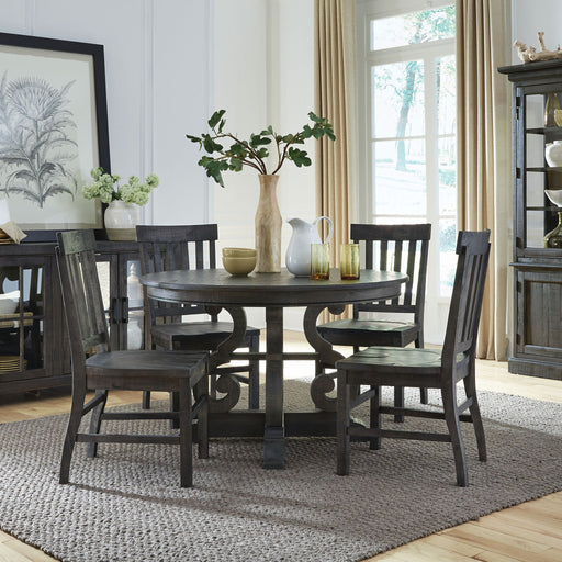 Bellamy - 48" Round Dining Table Top - Peppercorn Magnussen Furniture
