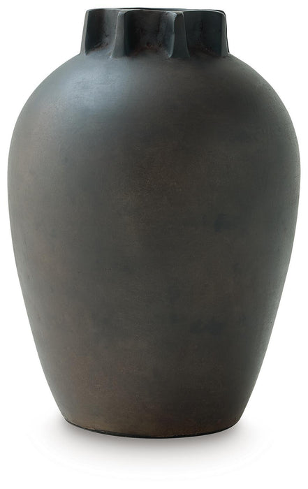 Kaslett - Vase - Antique Black Signature Design by Ashley®