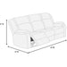 Motion Recliner Sofa Home Essentials