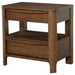 Verona - 2 Drawer Bedside Table With Hidden Storage - Walnut Furniture Max