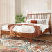 Bohemian Platform Bed With Tall Headboard Hearth and Haven
