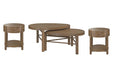 Hadleigh Brown - Nesting Cocktail Table Set Magnussen Furniture
