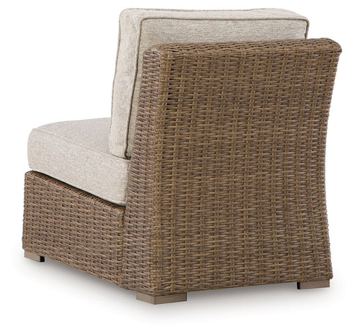 Laguna Heights - Armless Chair With Cushion - Beige Signature Design by Ashley®