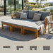Outdoor 3 Seat Patio Sunbed Hearth and Haven