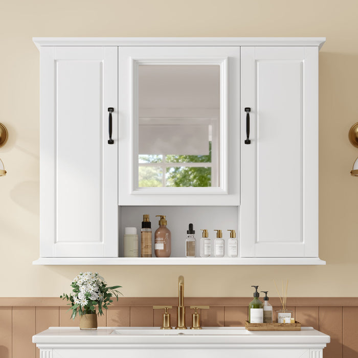 Modern Wall Mounted Medicine Cabinet With Mirror Hearth and Haven