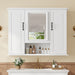Modern Wall Mounted Medicine Cabinet With Mirror Hearth and Haven
