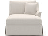 Henri - Skirted Chaise RAF, Special Order - White Universal Furniture