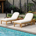 Outdoor Chaise Lounge With 5 Position Adjustable Backrest (Set of 2) Hearth and Haven