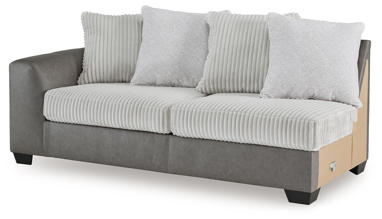 Clairette Court - Laf Sofa - Alloy Benchcraft®