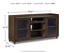 Starmore - XL TV Stand w/Fireplace Option - Brown Signature Design by Ashley®