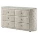 Santiago - 6 Drawer Dresser - Ivory Furniture Max