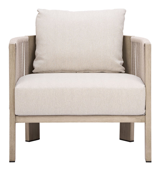 Sunlit Springs - Accent Chair - Gray / Light Brown Zuo Modern