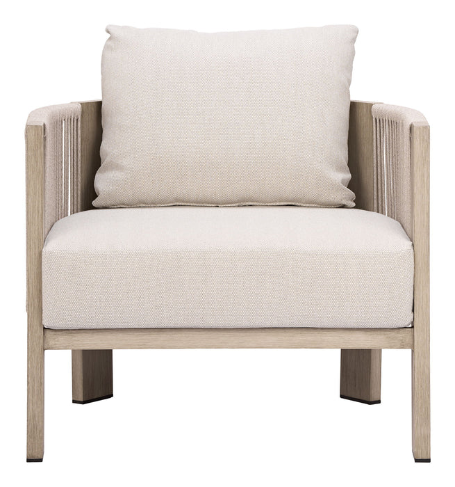 Sunlit Springs - Accent Chair - Gray / Light Brown Zuo Modern