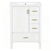 Modern Bathroom Vanity With Sink, Soft Close Doors, 3 Drawers Hearth and Haven
